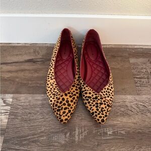 Birdies Leopard Print Goldfinch Flats